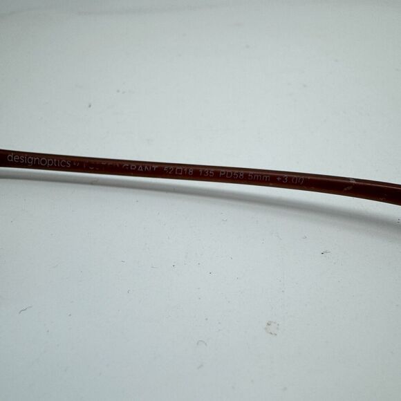 Foster Grant DesignOpticsEyeglass Frame 52-18-135 +3.00 H12023 - Picture 6 of 7